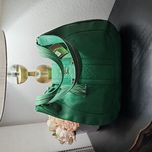 NWT L.A.M.B Gwen Stefani handbag Glazed Green. Original dustbag included